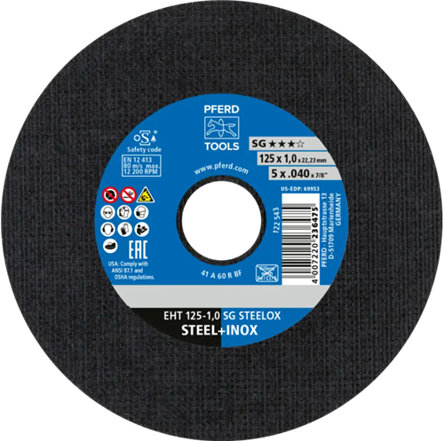 Pferd dss staal a60 125-1.0 | 25 stuks