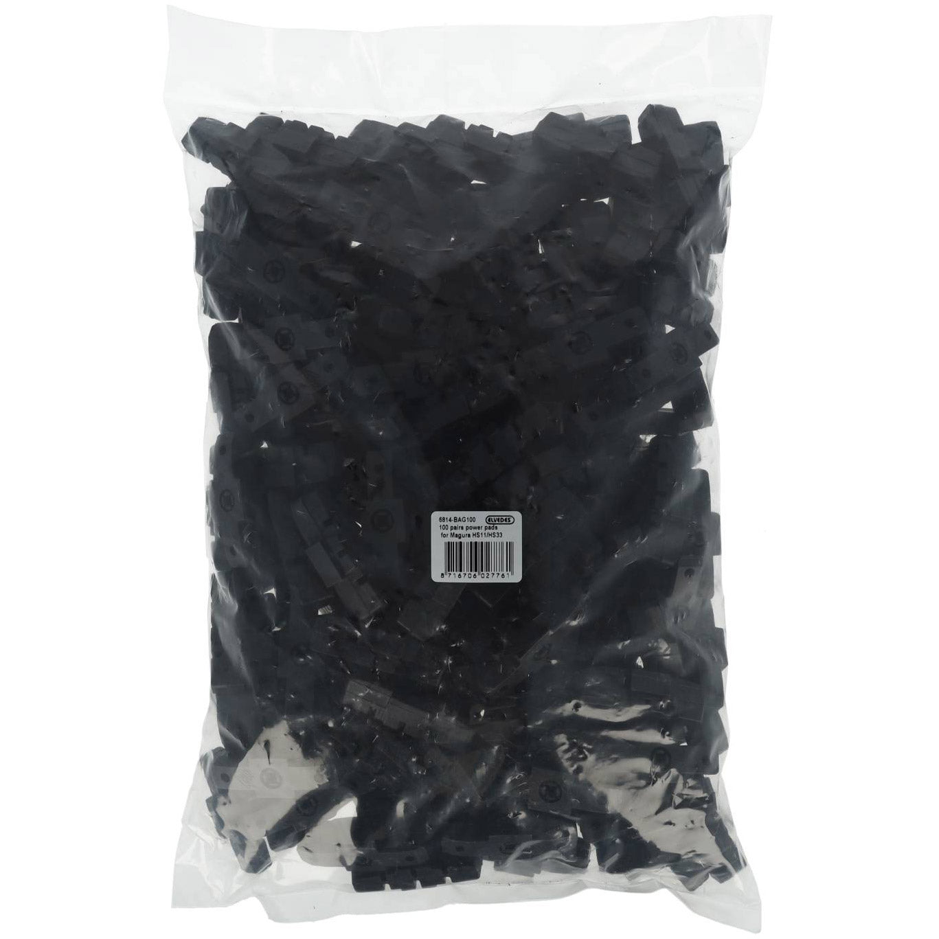 Elvedes velgremblokken power zwart (100pr)