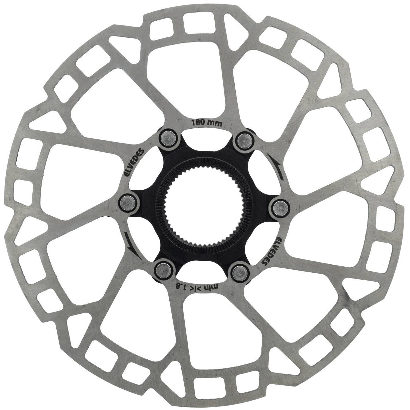 Elvedes brake disc centerlock 180mm t=2.0mm