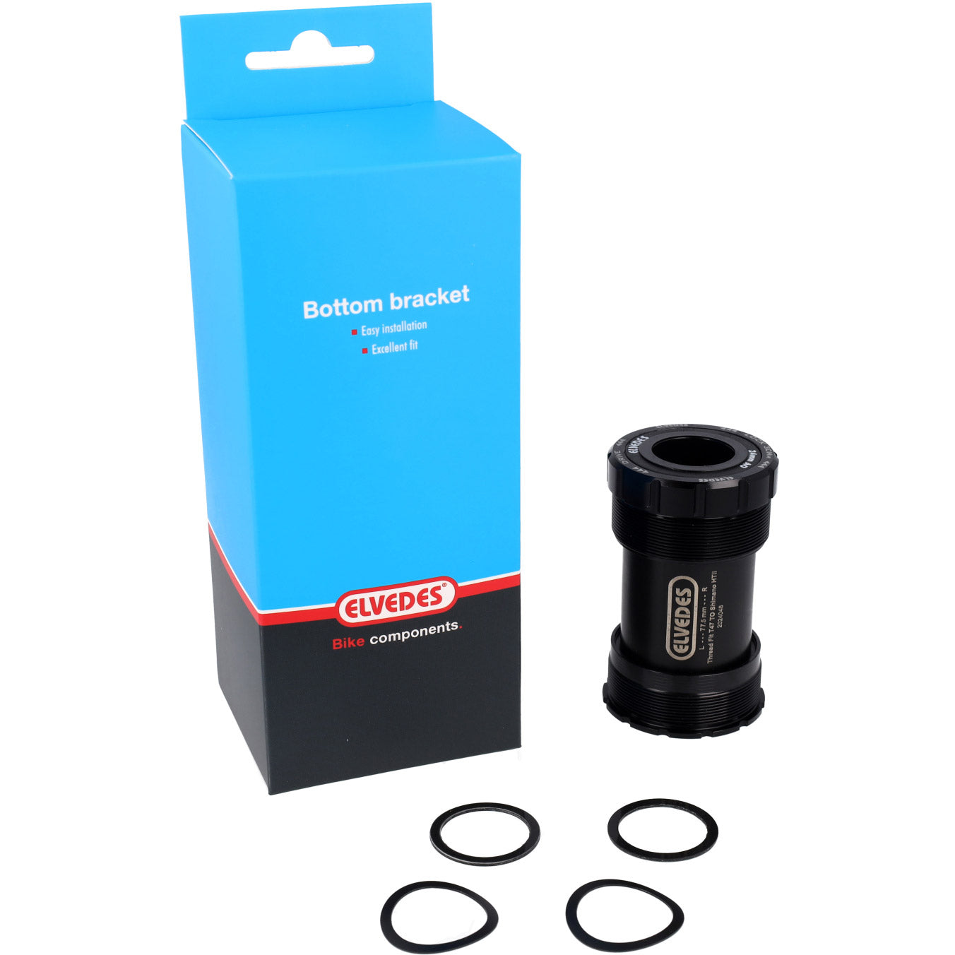 Elvedes trapas schroefdraad passend op t47a (cervélo) voor 24mm shimano