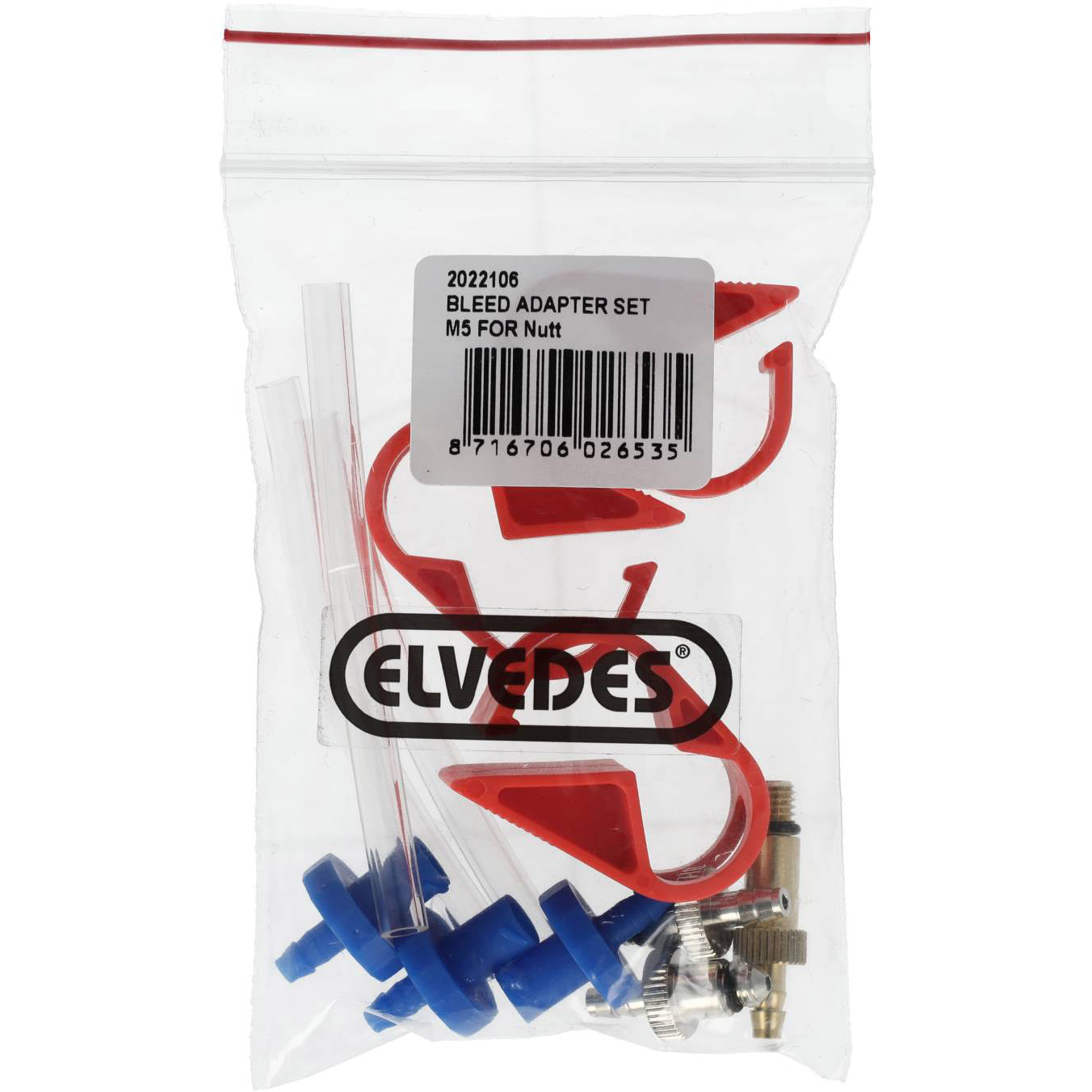 Elvedes ontluchtingsadapterset basismoer m5