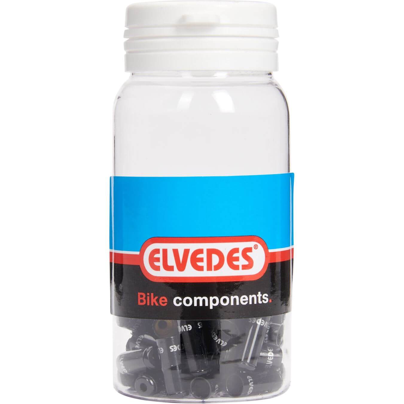 Pot Kabelhoedje Elvedes Zwart 5,0mm | Aluminium | 50 Stuks
