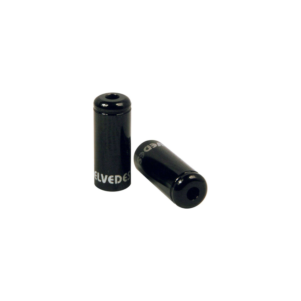 Chapeau de câble Elvedes 5mm scellé noir (50x) alun. VLE2012002