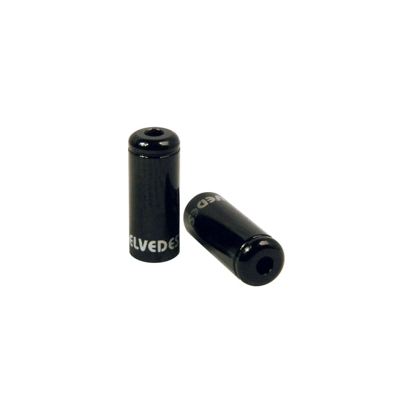 Jar Cable End Cap Elvedes Black 5.0mm | Aluminium | 50 Pieces