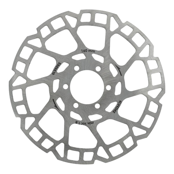 Elvedes remschijf 6-gaats �160mm t=2,0mm