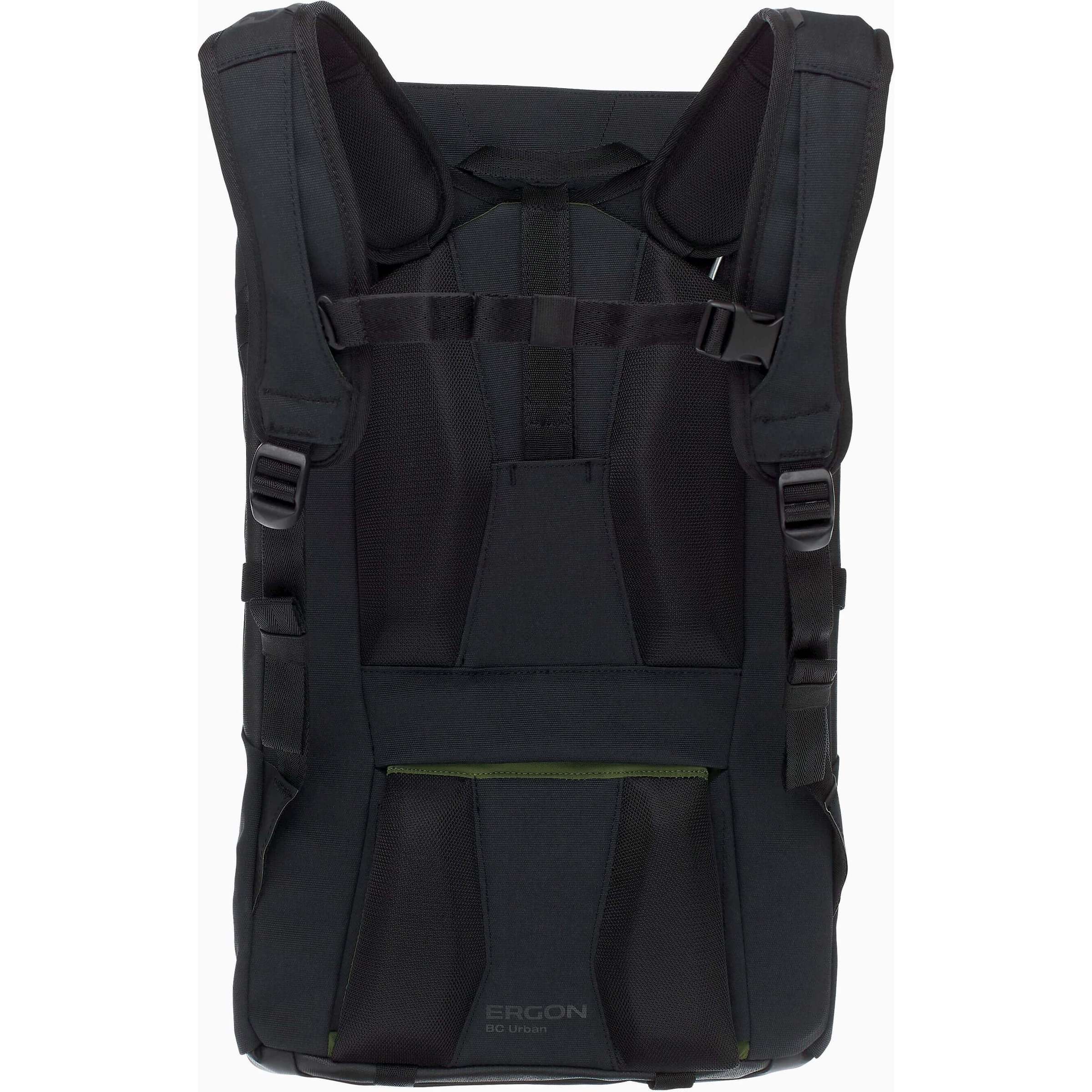Ergon Rugtas BC Urban Zwart - Duurzame stadsrugzak