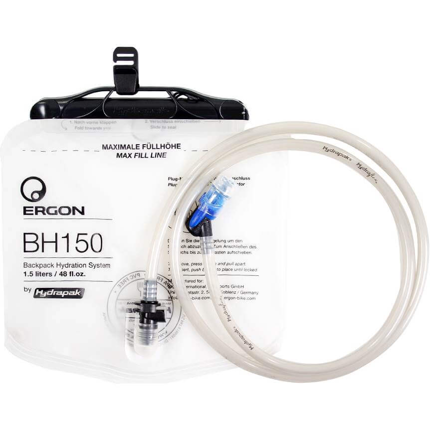 Ergon waterzak BH150 - Transparant - Voedselveilig polyurethaan - Rugtas BE serie