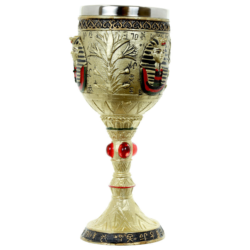 Decoratieve gouden egyptische kelk