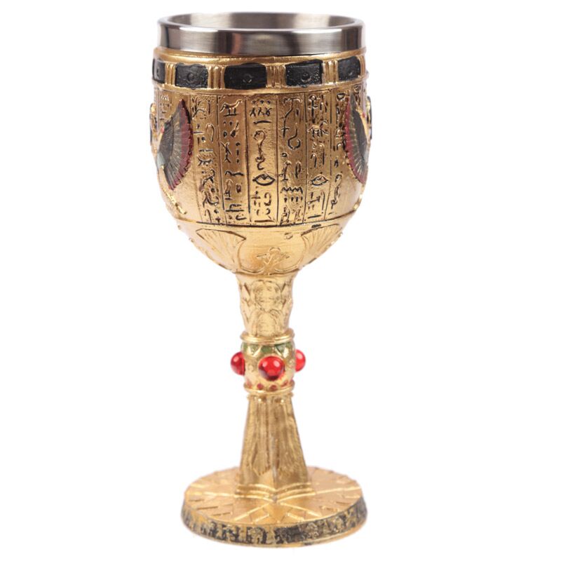 Decoratieve egyptische isiskelk