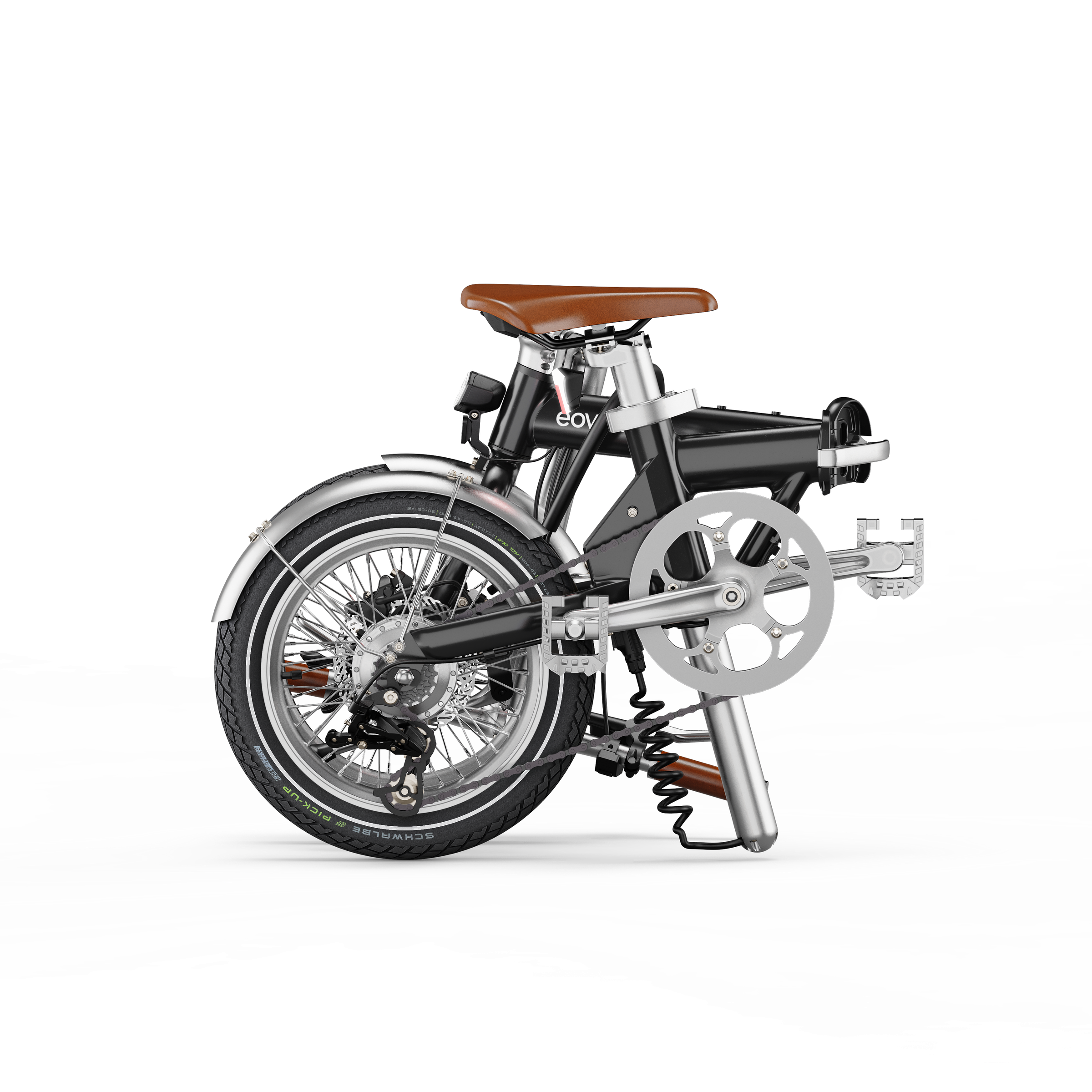 Eovolt elektrische vouwfiets Morning 16 vintage v3 zwart