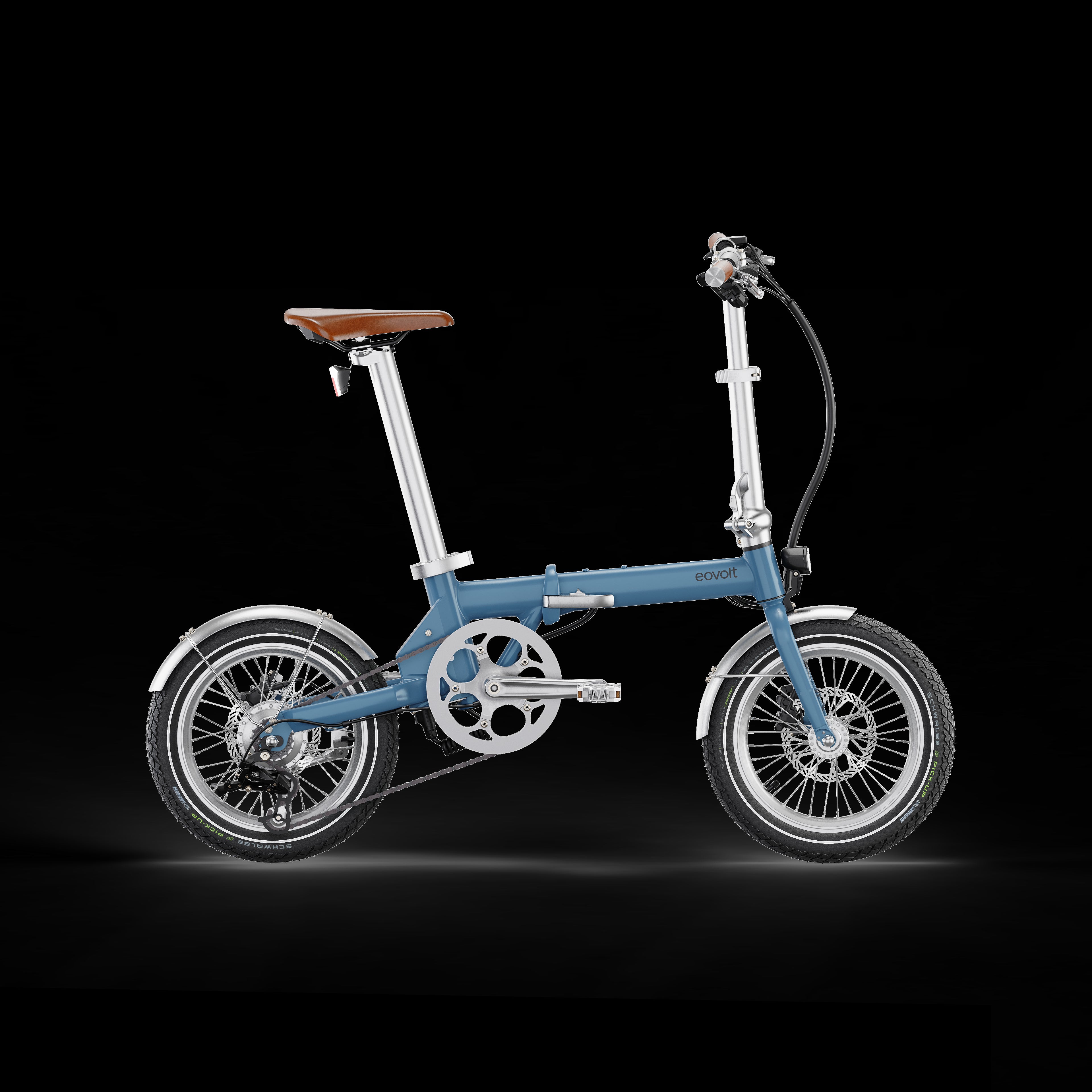 Eovolt elektrische vouwfiets Morning 16 vintage v3 blauw