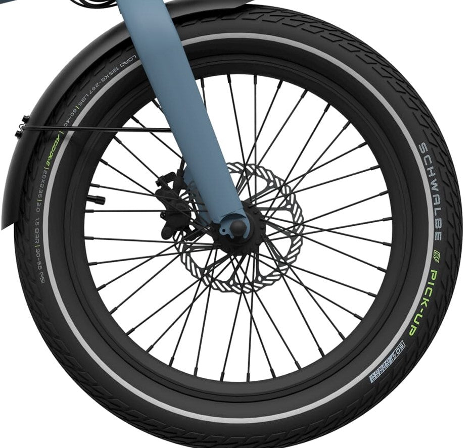 Uto voorwiel og20 zonder schijf en band zwart