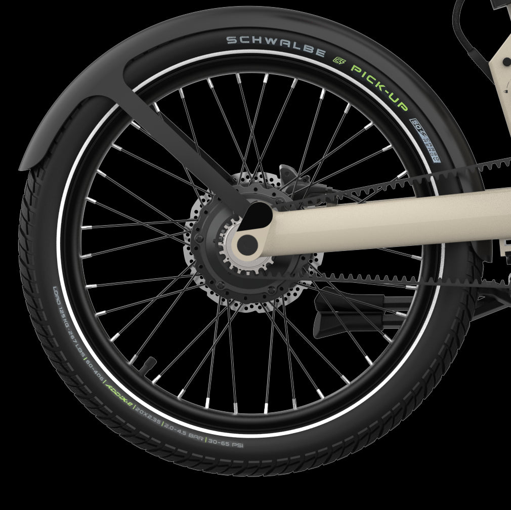 Uto eovolt achterwiel bafang dual speed pro20 zwart