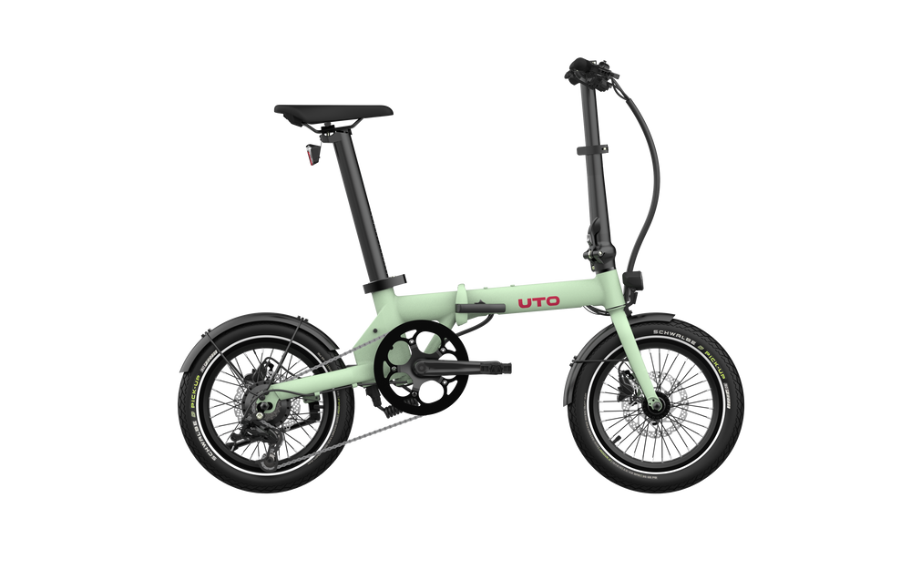 Uto elektrische vouwfiets og16 v0 groen