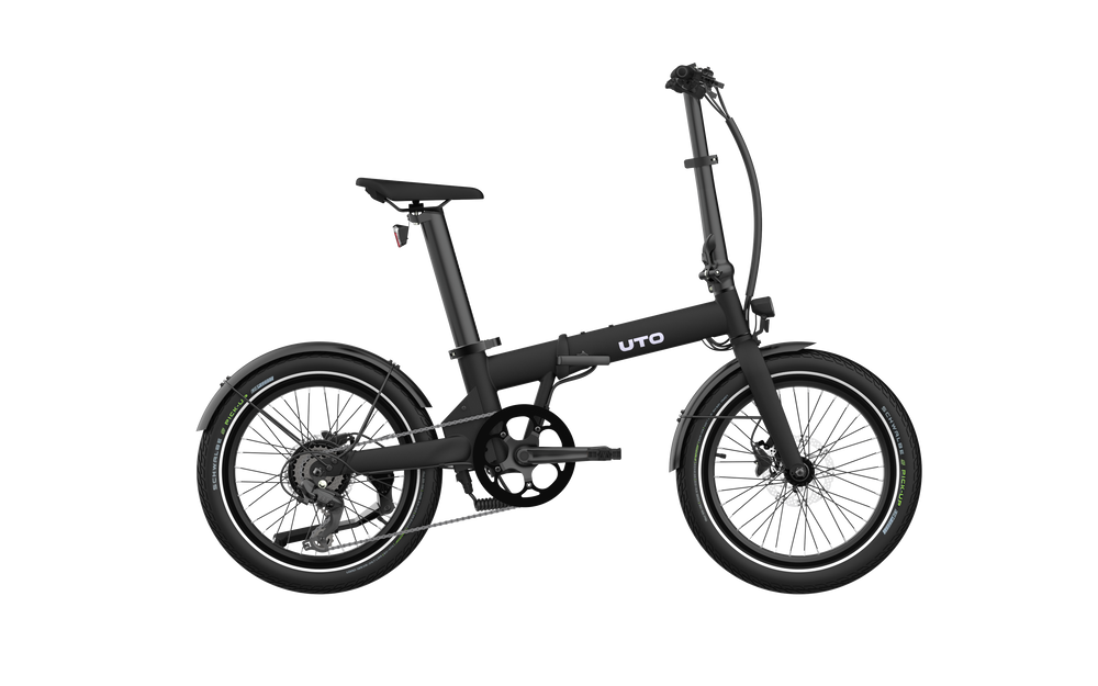 Uto elektrische vouwfiets og20 v0 zwart