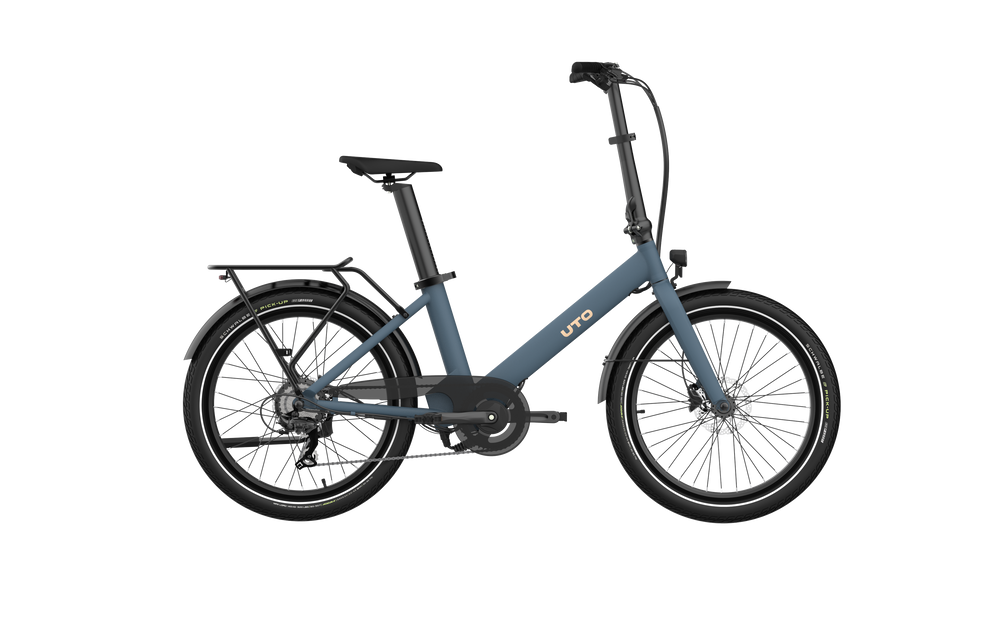 Uto elektrische compactfiets og24 v1 blauw