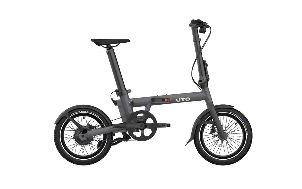 Uto elektrische vouwfiets pro16 v0 uart grijs