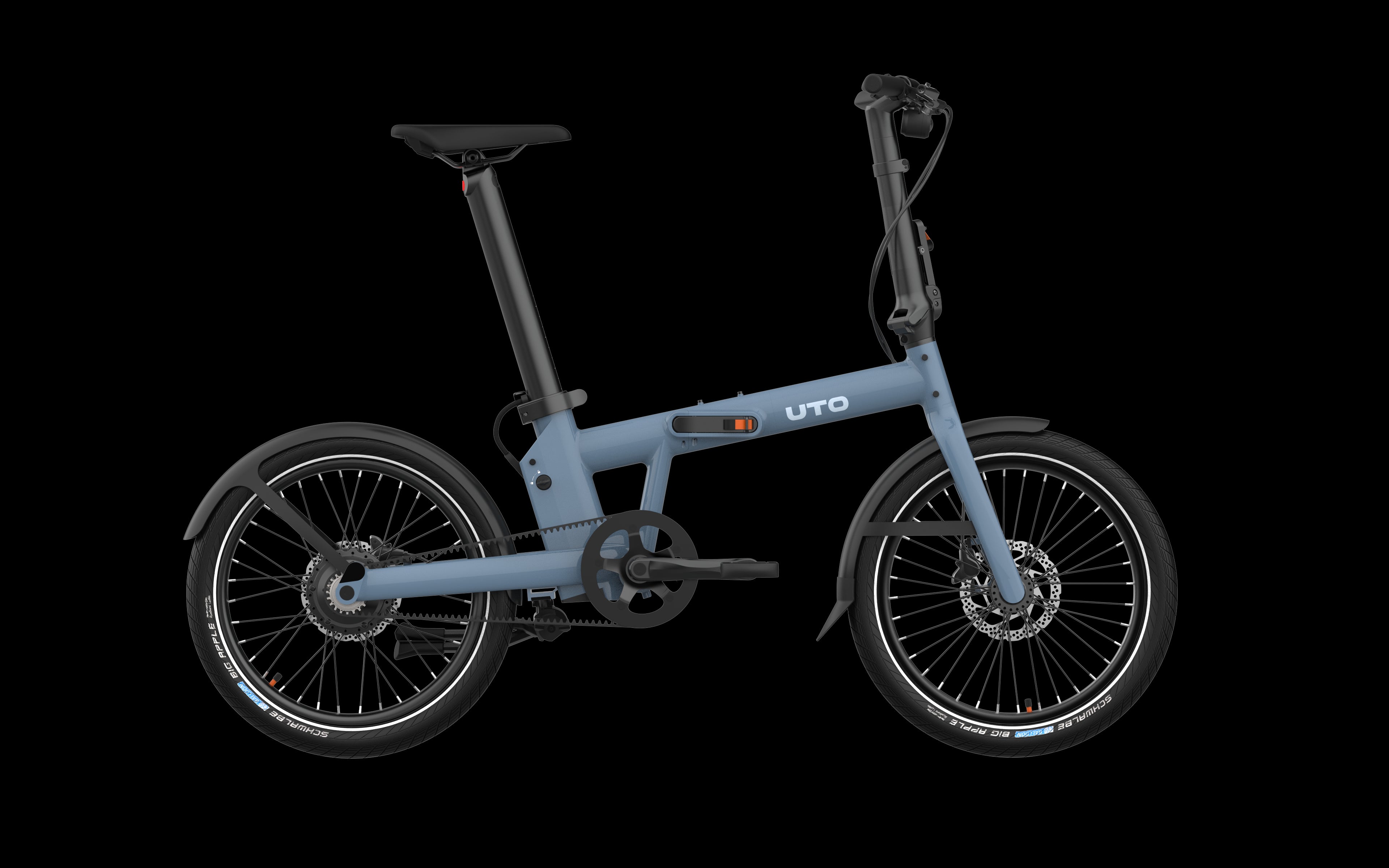 Uto elektrische vouwfiets pro20 v2 blauw