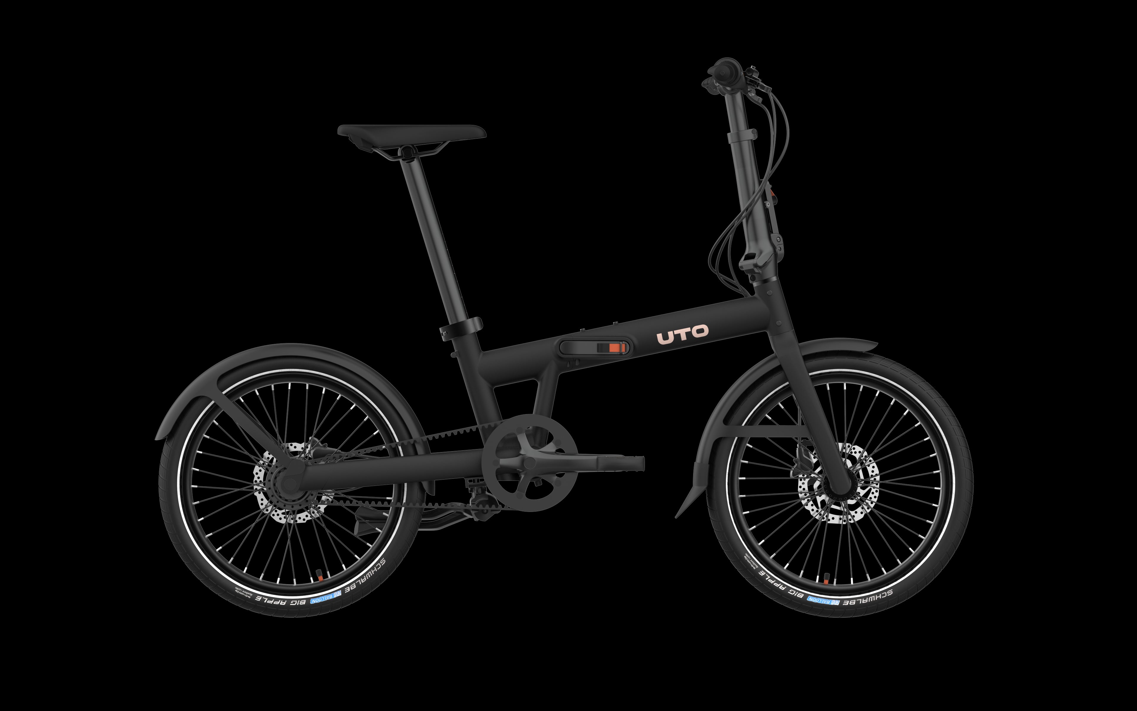 Uto vouwfiets pro20 ne v0 zwart