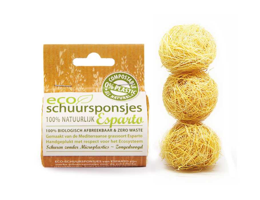 Geniet van la Vida Eco-Schuursponsje Esparto