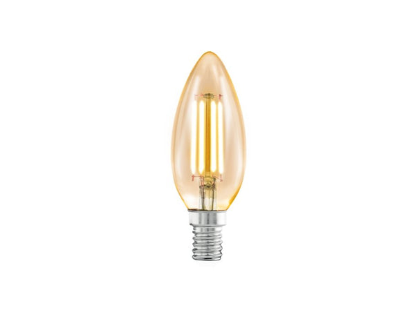 Eglo ledlamp - vintage kaars - e14 - 320 lm - amber - dimbaar