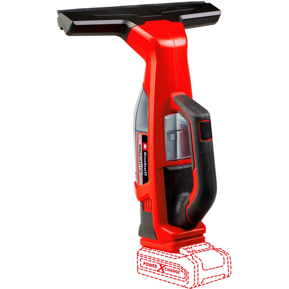 Einhell accu raamreiniger brillianto (rood, accu en lader niet inbegrepen)