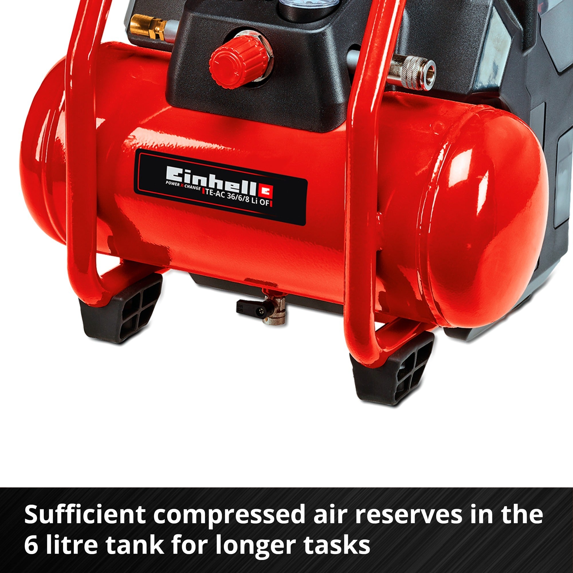 Einhell Einhell Compressor TE-AC 36 6 8 Li OF Set Solo