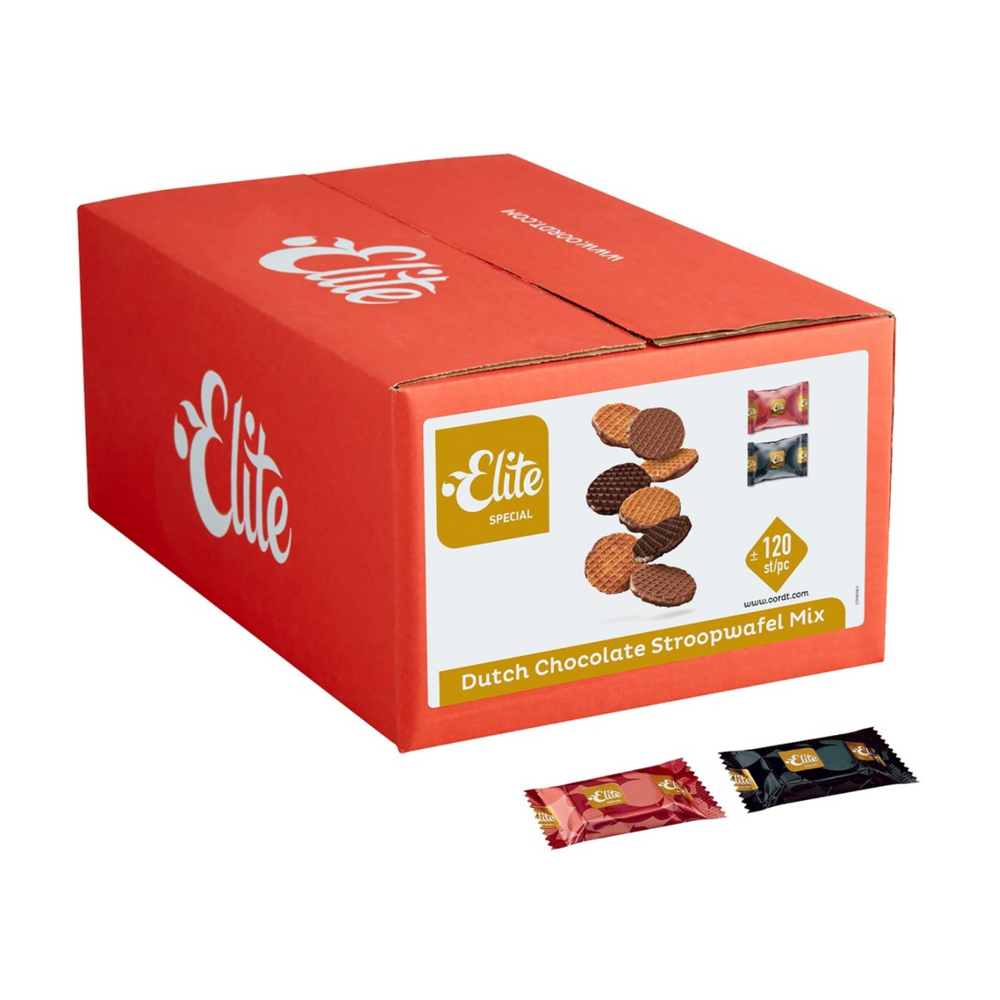 Elite dutch chocolate stroopwafelmix (120 stuks)