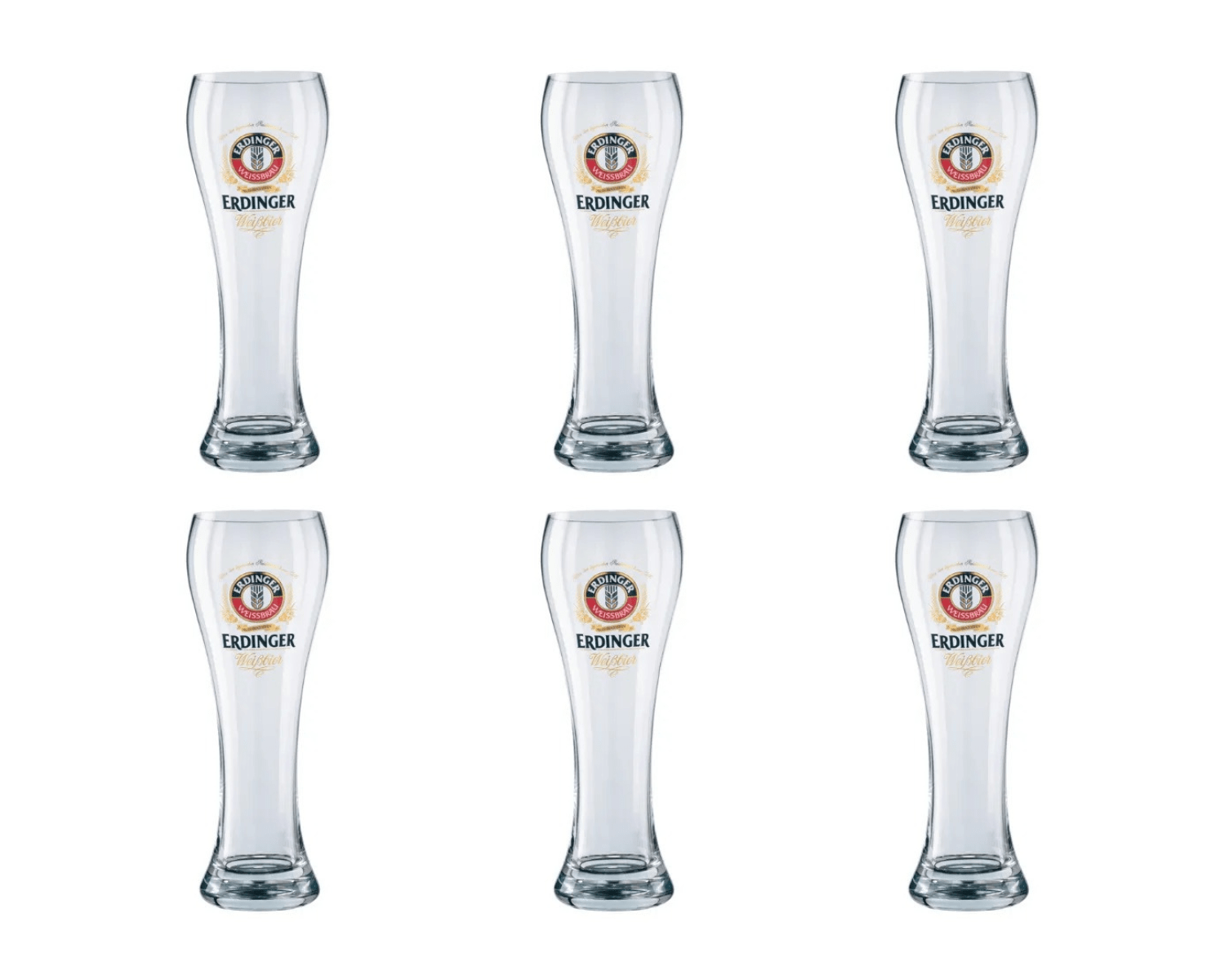 Erdinger glas (6x 50cl)