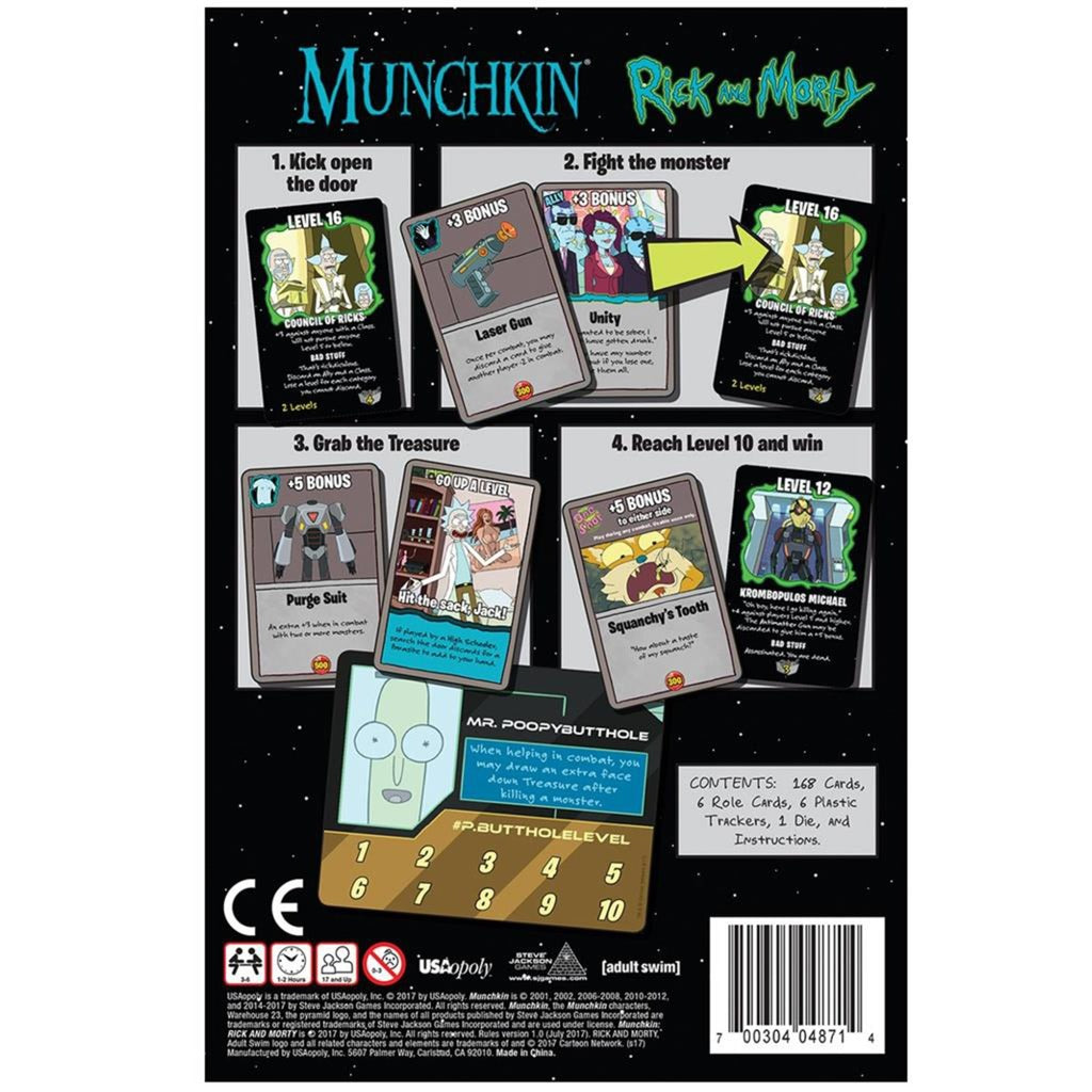 Europees spelersnetwerk Munchkin: Rick and Morty