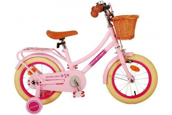 Ngk excellent kinderfiets - meisjes - 14 inch - roze