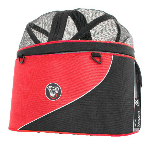 DutchDogDesign DutchDoggyRide Cocoon draagmand XL Rood