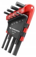 Facom jp inbussleutels 6-kant in houder, metr