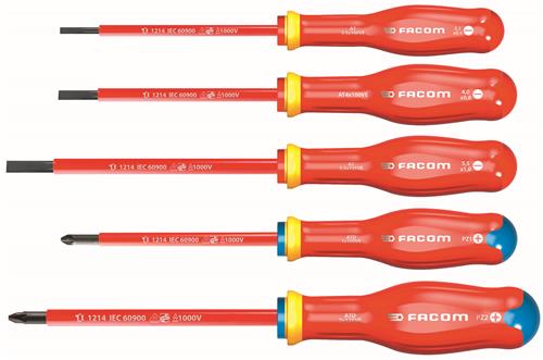 Facom geisoleerde schroevendraaierset 5-delig
