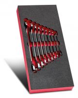 Facom module met 9 steeksleutels van 6 tot 24 mm