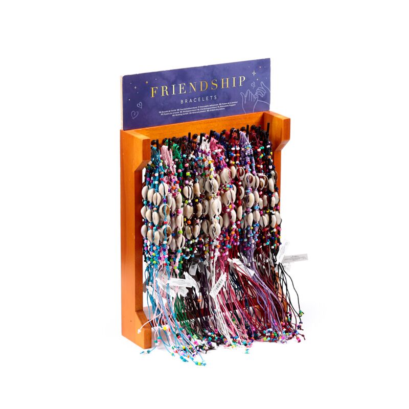 Vriendschapsarmbanden - geweven schelpen