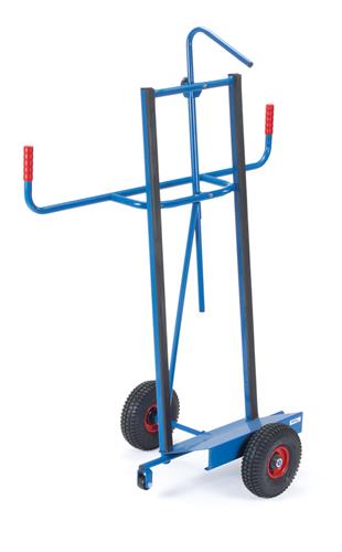 Fetra platenwagen met masief rubber banden