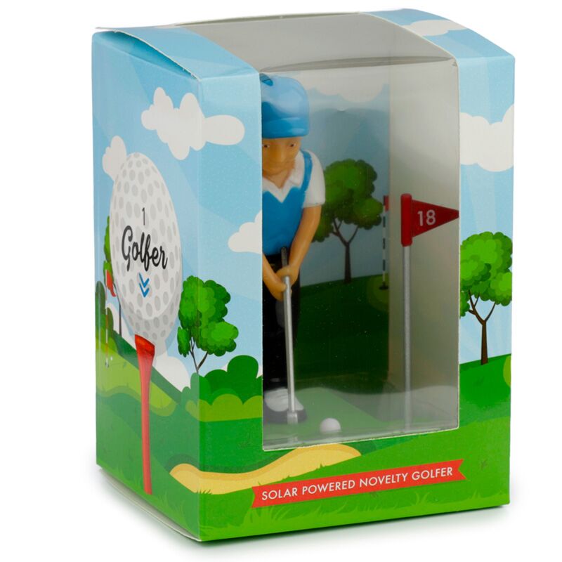 Golfer solar poppetje