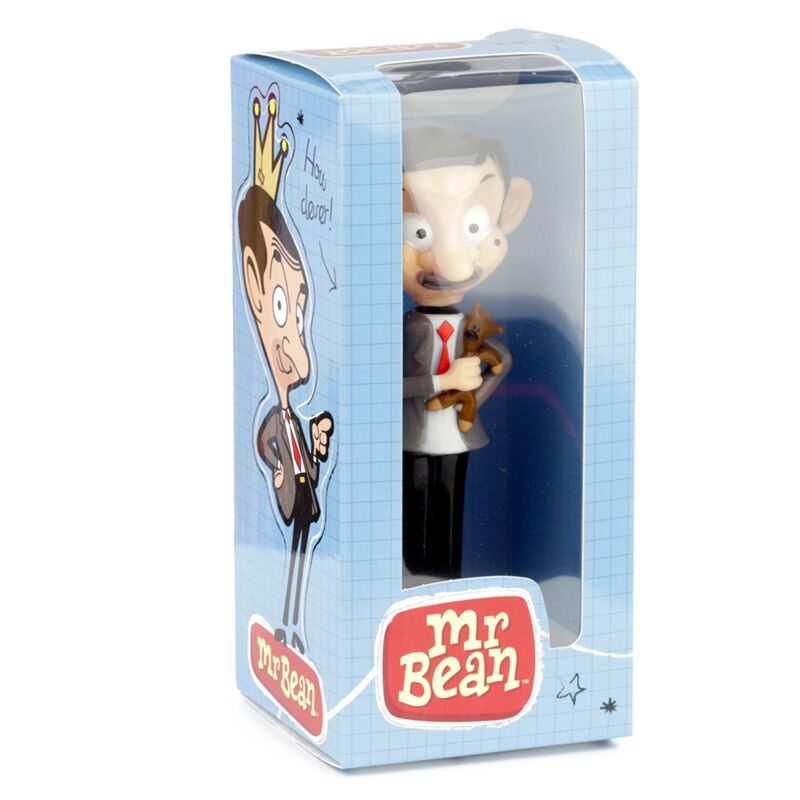 Mr bean met teddybeer solar poppetje - gelicentieerd