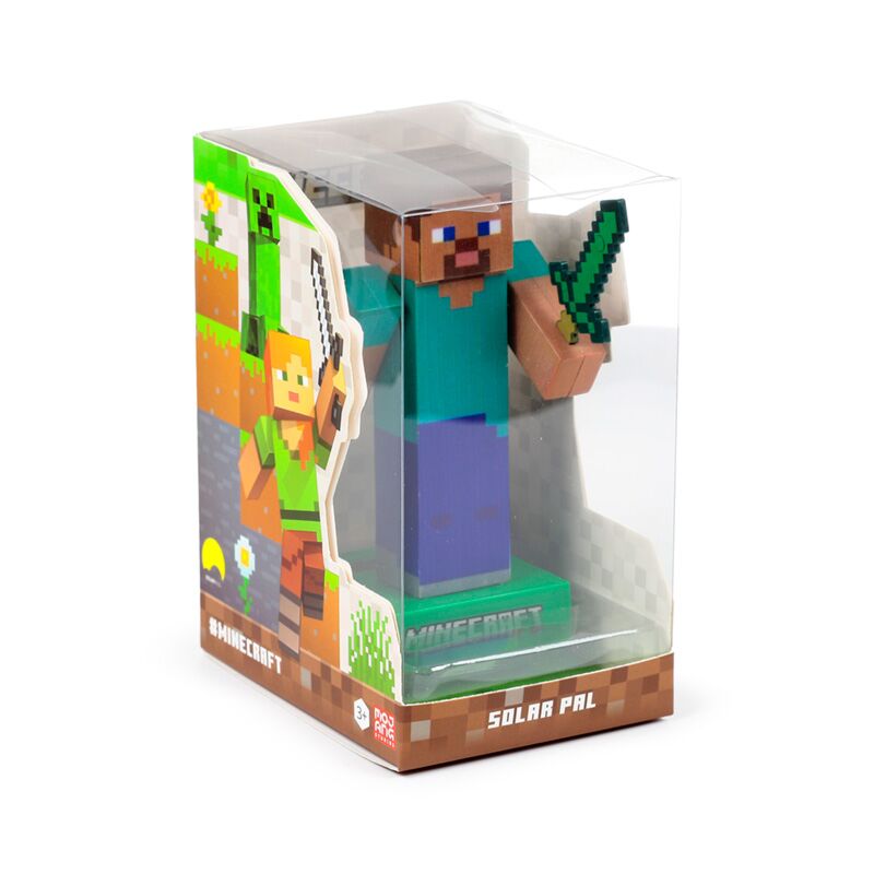 Minecraft steve zonnecel zonnevriend poppetje