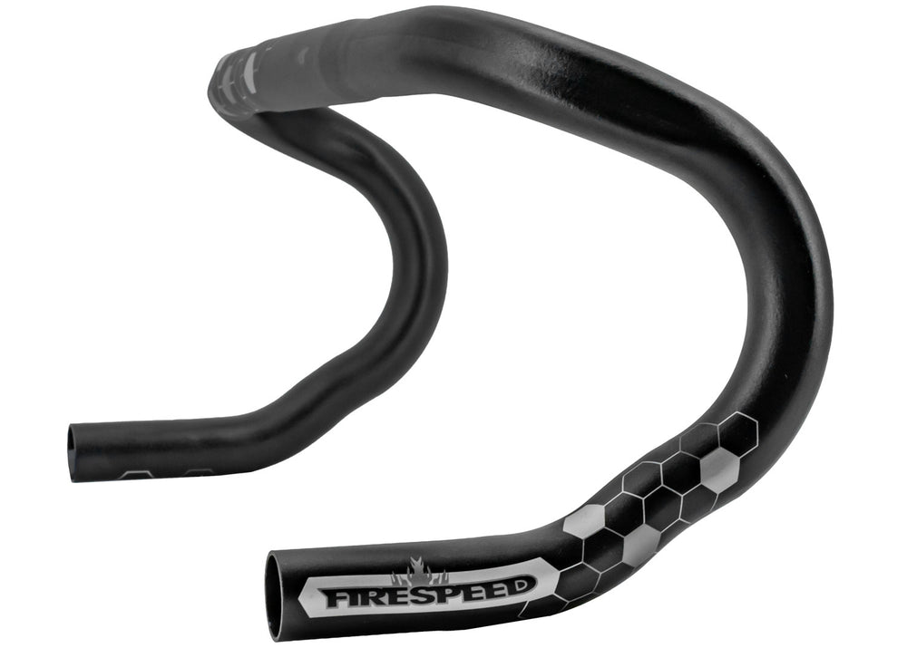 Katana firespeed f-7dbc aluminium 7075 ø26 road handlebars black | 26,0mm x 420mm
