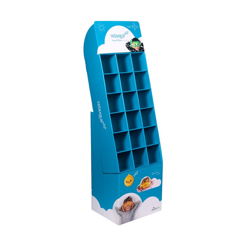 Imp fsdu-display voor 18 relaxeazzz-reiskussens oogmaskers