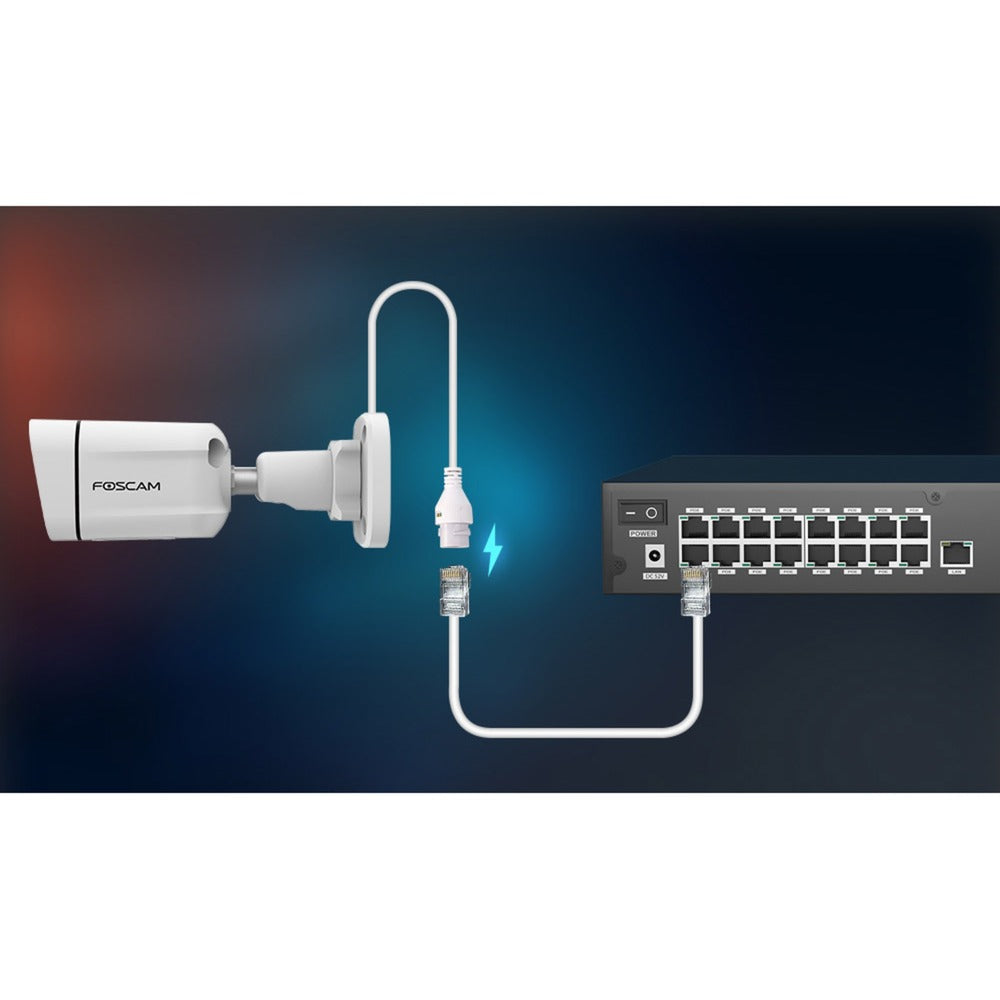 Foscam FNA216HE, 16-kanaals 4K 8MP PoE NVR