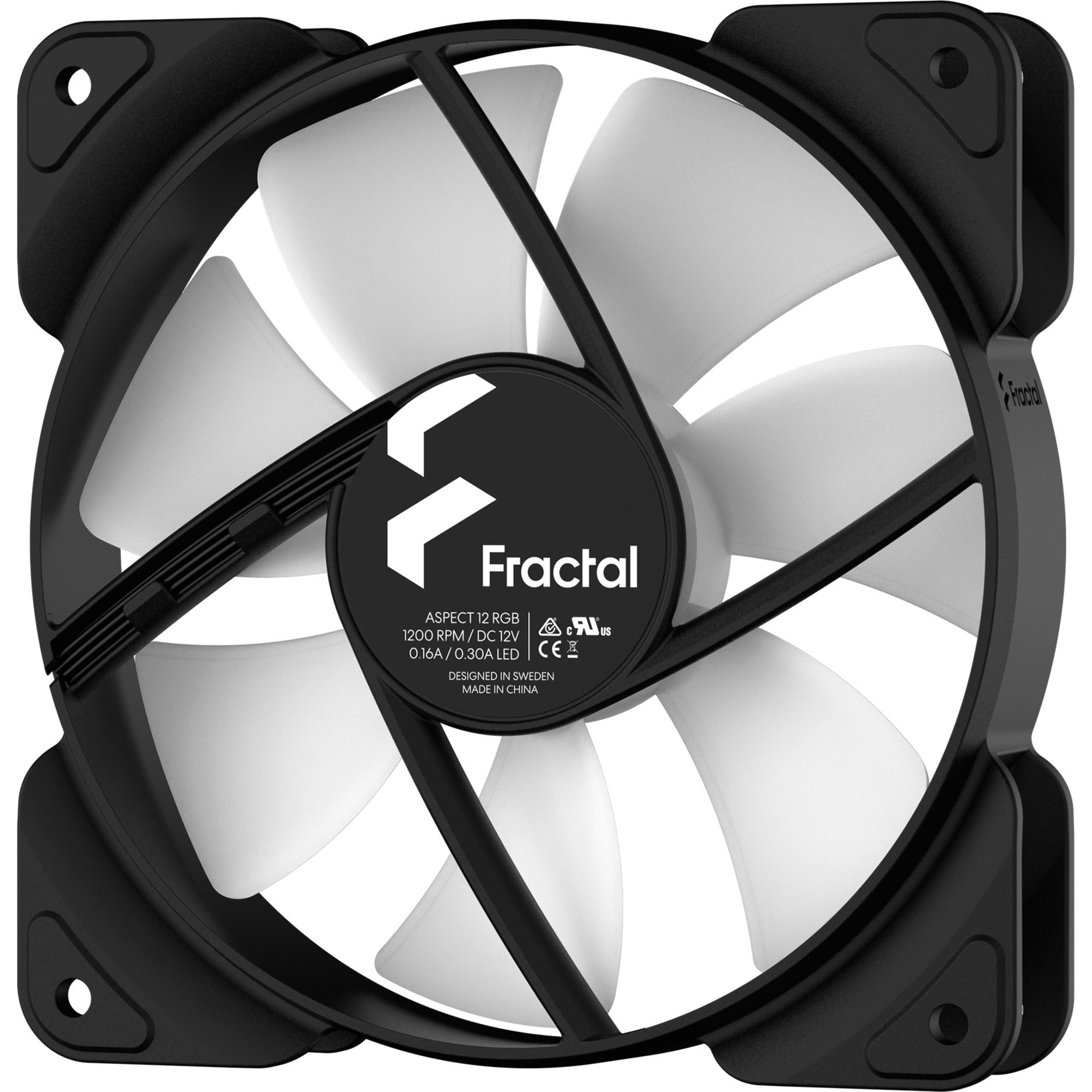 Fractal Design Fractal Design Aspect 12 RGB Black Frame 3-pack