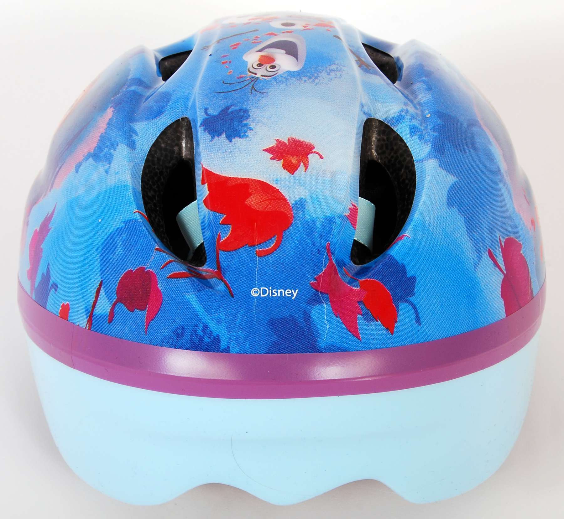 Disney Frozen fiets-skatehelm blauw roze maat 51-55 cm
