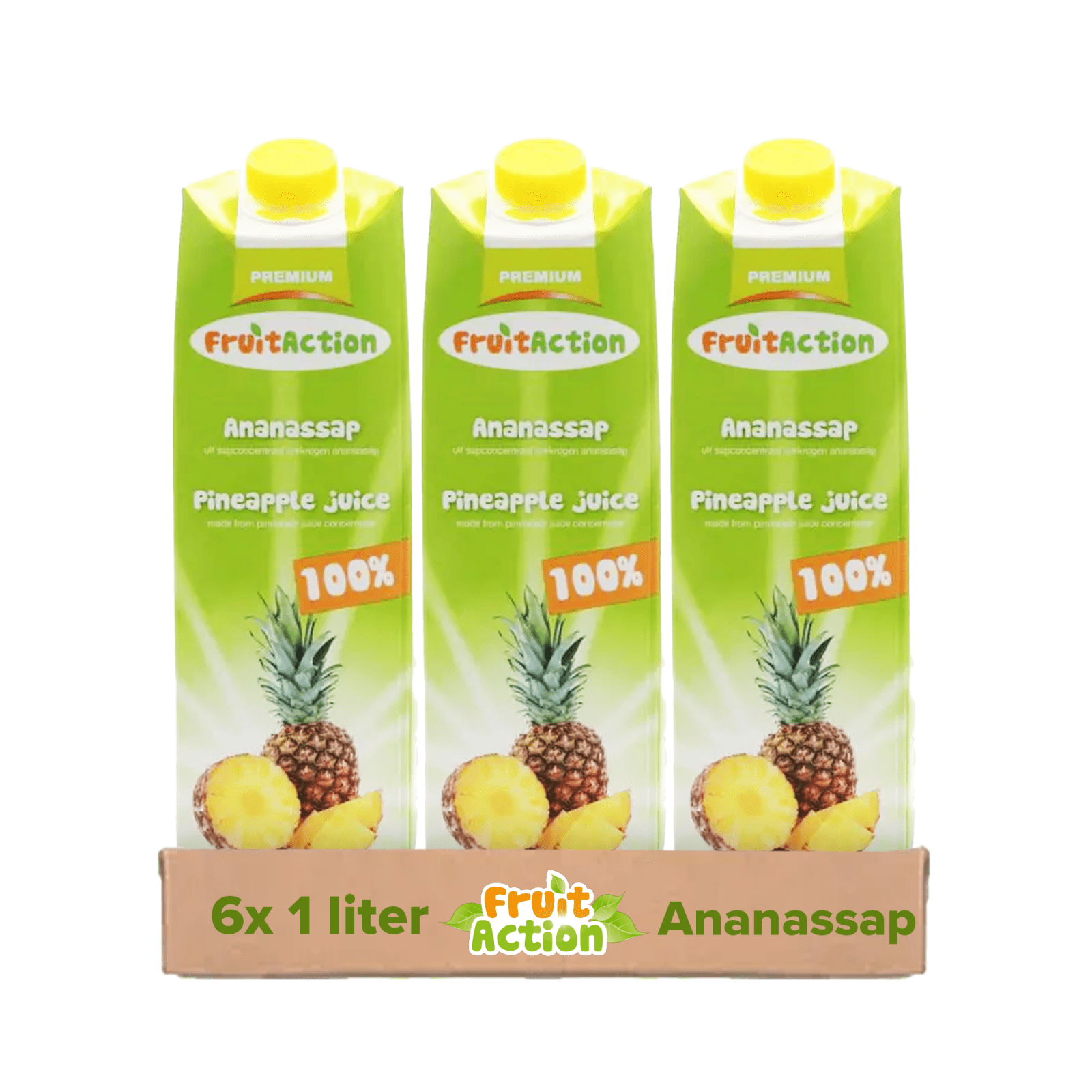 Fruit action ananassap (6x 1 liter)