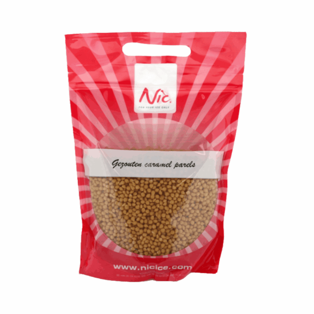 Nic zoute caramel parels (1kg)