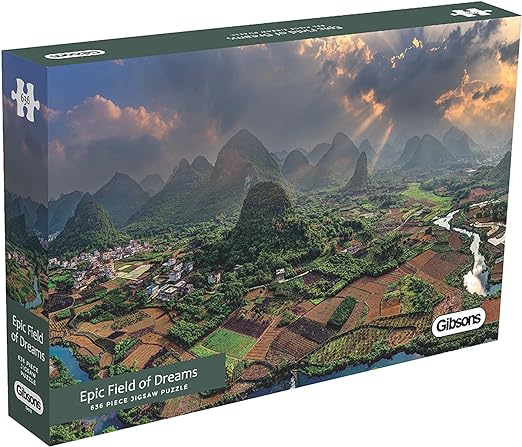 Gibsons puzzel - episch veld van dromen in Guilin China - 636 stukjes