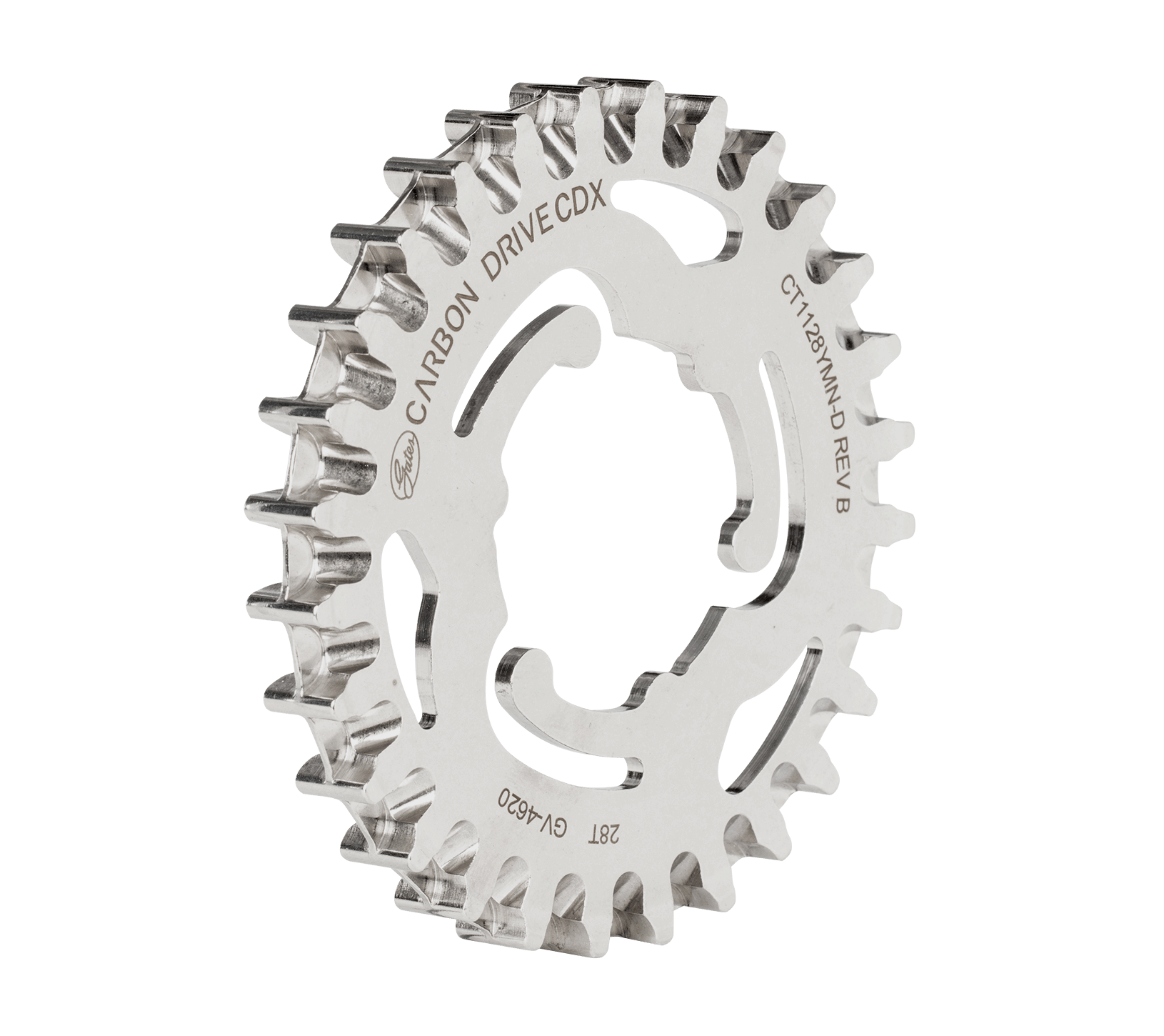 Shimano Gates tandwiel CDX 28T Nexus 5 Di2 naaf 6-lobbige