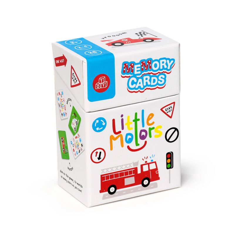 Kleine motors kids memory kaartset